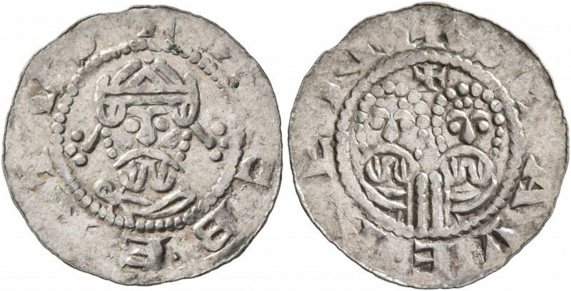 LOW COUNTRIES. Friesland. Ekbert II, circa 1068-1077. Denar (Silver, 18.5 mm, 0....