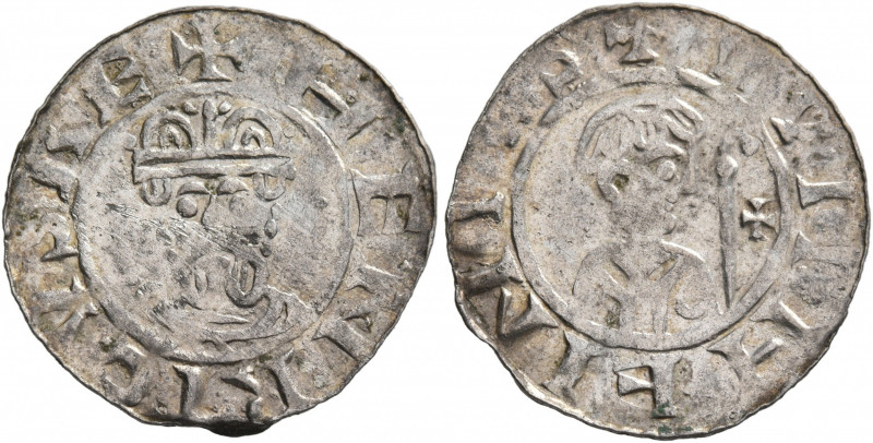 LOW COUNTRIES. Groningen. Willem I, 1054-1076. Denar (Silver, 18.5 mm, 0.61 g, 1...