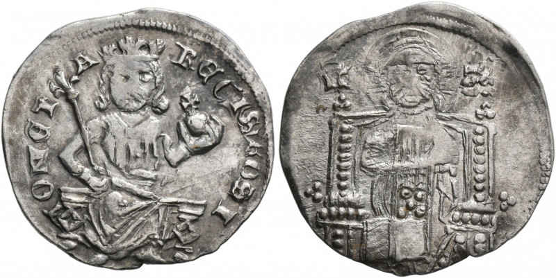 SERBIA. Stefan Uros II Milutin, king, 1282-1321. Gros (Silver, 20 mm, 2.08 g, 1 ...