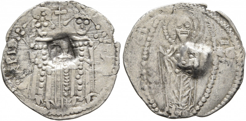 SERBIA. Stefan Uros IV Dusan, as Tsar, 1345-1355. Gros (Silver, 19 mm, 0.56 g, 9...