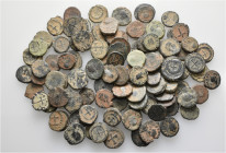 A lot containing 100 bronze coins. All: Roman Imperial. Fine to about very fine. LOT SOLD AS IS, NO RETURNS. 100 coins in lot.


From a European co...