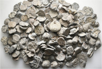 A lot containing 157 lead seals. Includes: Byzantine, Islamic and Medieval. Fair to fine. LOT SOLD AS IS, NO RETURNS. 157 coins in lot.