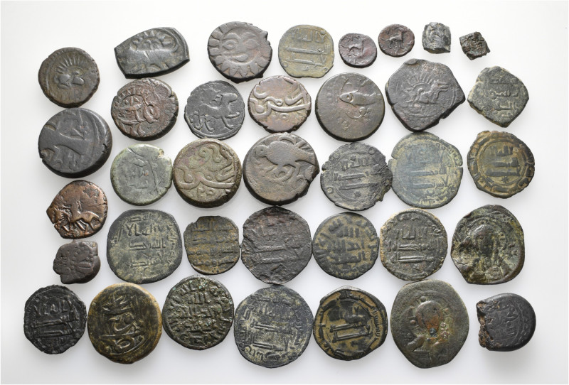 A lot containing 38 bronze coins. Includes: Mainly Classical and Islamic Armenia...