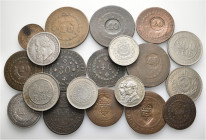 A lot containing 8 silver and 12 bronze coins. All: Brazil. Fine to very fine. LOT SOLD AS IS, NO RETURNS. 20 coins in lot.


From the collection o...