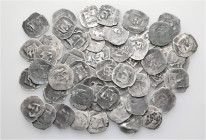 A lot containing 52 silver coins. All: Germany, Dukes of Bavaria. Late 14th to mid 15th centuries. Pfennige. Munich, Landshut, Ingolstadt. Fine to ver...