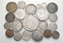 A lot containing 17 silver and 4 bronze coins. All: Germany. About very fine to good very fine. LOT SOLD AS IS, NO RETURNS. 21 coins in lot.


From...