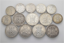A lot containing 14 silver coins. All: Netherlands. Fine to extremely fine. LOT SOLD AS IS, NO RETURNS. 14 coins in lot.


From the collection of a...