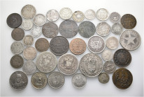 A lot containing 41 silver, bronze and copper-nickel coins. All: South America. Fine to very fine. LOT SOLD AS IS, NO RETURNS. 41 coins in lot.

Fro...
