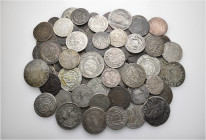 A lot containing 111 silver, bronze and copper-nickel coins. All: Switzerland. About very fine to good very fine. LOT SOLD AS IS, NO RETURNS. 111 coin...