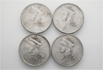 A lot containing 4 silver coins. All: Tibet. About very fine to very fine. LOT SOLD AS IS, NO RETURNS. 4 coins in lot.


From the collection of a S...