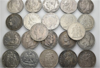 A lot containing 22 silver coins. All: World. About very fine to good very fine. LOT SOLD AS IS, NO RETURNS. 22 coins in lot.


From the collection...
