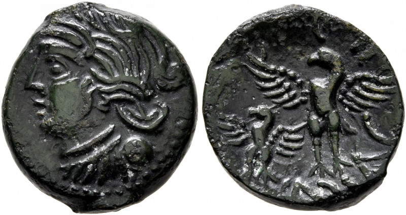 NORTHWEST GAUL. Carnutes. Vandiilos, circa 50-30 BC. AE (Bronze, 16 mm, 4.11 g, ...