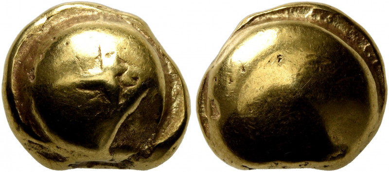 NORTHWEST GAUL. Senones. 2nd-early 1st century BC. Stater (Gold, 12 mm, 7.17 g),...