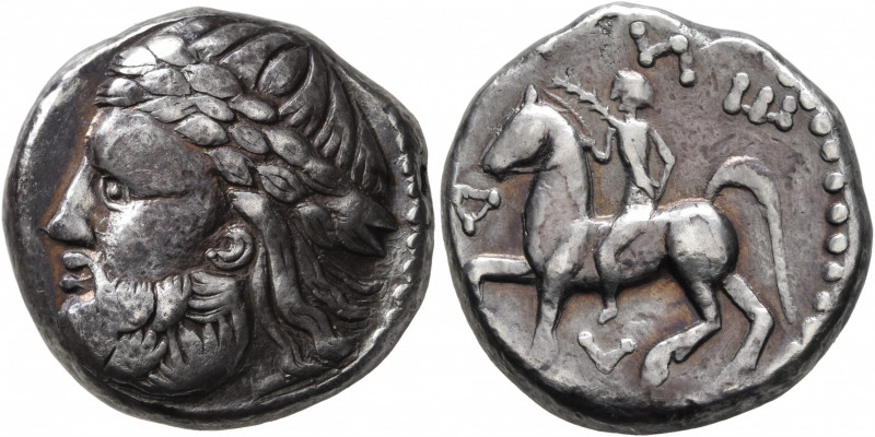 CARPATHIAN REGION. Uncertain tribe. Circa 3rd century BC. Tetradrachm (Silver, 2...