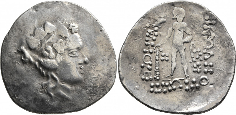 LOWER DANUBE. Imitations of Thasos. Late 2nd-1st century BC. Tetradrachm (Silver...