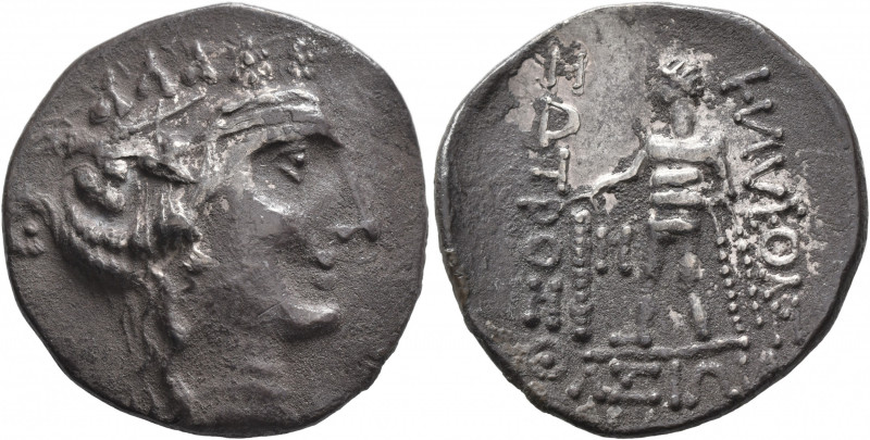 LOWER DANUBE. Imitations of Thasos. Late 2nd-1st century BC. Tetradrachm (Silver...