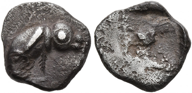 GAUL. Uncertain. Circa 500-460 BC. Obol (Silver, 9 mm, 0.82 g), Graeco-Provincia...