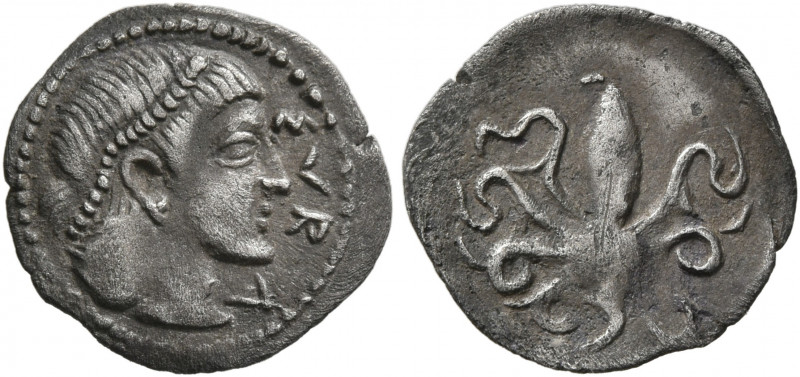 SICILY. Syracuse. Second Democracy, 466-405 BC. Litra (Silver, 13 mm, 0.49 g, 11...