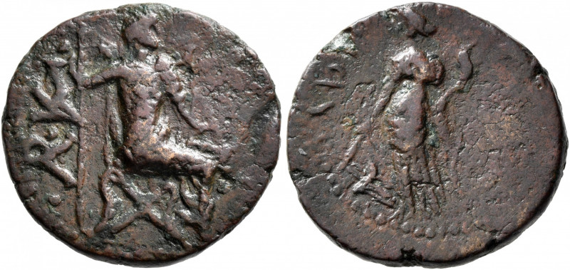 SKYTHIA. Olbia. Tetrassarion (Bronze, 21 mm, 5.32 g, 7 h), time of Commodus, cir...