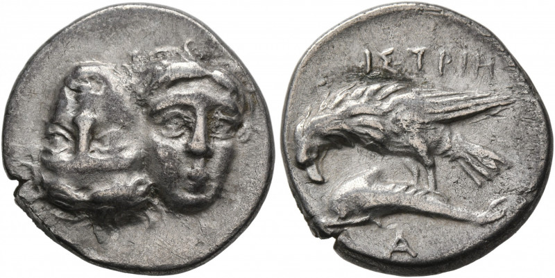 MOESIA. Istros. Circa 280-256/5 BC. Drachm (Subaeratus, 19 mm, 4.90 g, 9 h), a c...