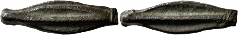 THRACE. Apollonia Pontika. Circa 550-450 BC. AE (Bronze, 10x36 mm, 5.44 g). Cast...