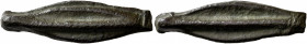 THRACE. Apollonia Pontika. Circa 550-450 BC. AE (Bronze, 10x36 mm, 5.44 g). Cast arrowhead with axial spine. HGC 3.2, 1327. SNG Ruse 15-6. SNG Stancom...