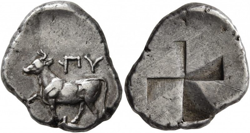 THRACE. Byzantion. Circa 340-320 BC. Siglos (Silver, 20 mm, 5.39 g), Persic stan...