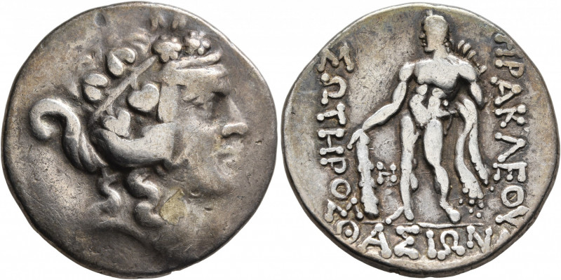 ISLANDS OFF THRACE, Thasos. Circa 168/7-148 BC. Tetradrachm (Silver, 31 mm, 16.4...