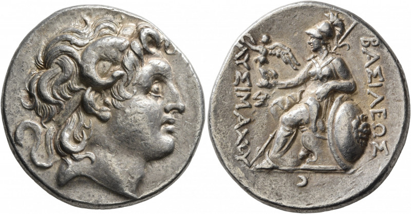 KINGS OF THRACE. Lysimachos, 305-281 BC. Tetradrachm (Silver, 30 mm, 17.36 g, 1 ...