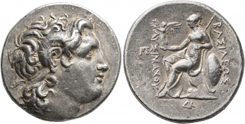 KINGS OF THRACE. Lysimachos, 305-281 BC. Tetradrachm (Silver, 28 mm, 17.07 g, 11...