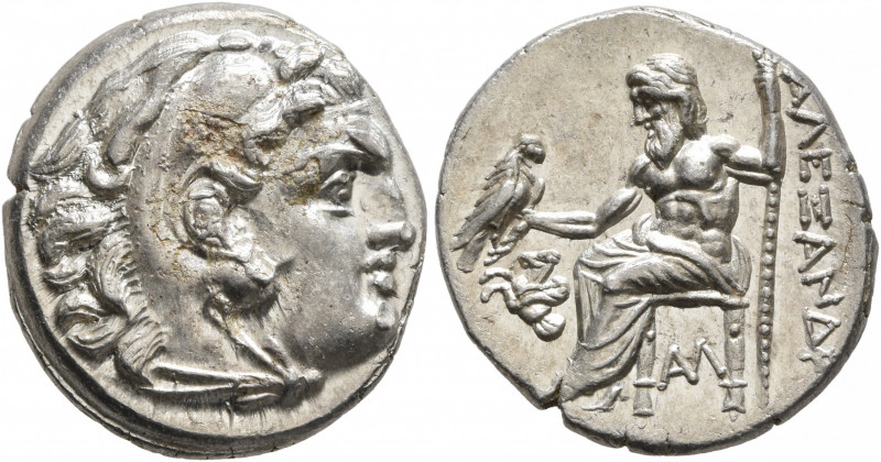 KINGS OF MACEDON. Alexander III ‘the Great’, 336-323 BC. Drachm (Silver, 17.5 mm...