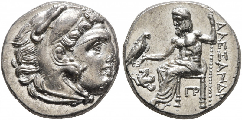 KINGS OF MACEDON. Alexander III ‘the Great’, 336-323 BC. Drachm (Silver, 16 mm, ...