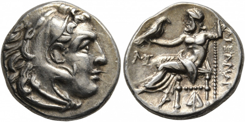 KINGS OF MACEDON. Alexander III ‘the Great’, 336-323 BC. Drachm (Silver, 17 mm, ...