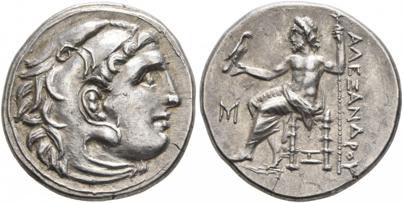 KINGS OF MACEDON. Alexander III ‘the Great’, 336-323 BC. Drachm (Silver, 18 mm, ...