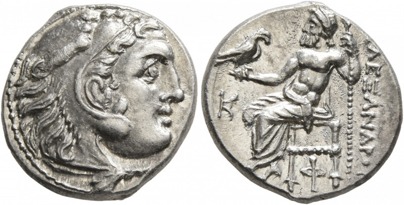 KINGS OF MACEDON. Alexander III ‘the Great’, 336-323 BC. Drachm (Silver, 17 mm, ...