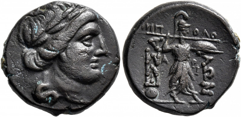 THESSALY, Thessalian League. Late 2nd-mid 1st century BC. Trichalkon (Bronze, 20...