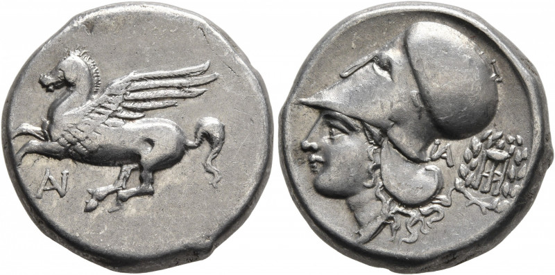AKARNANIA. Anaktorion. Circa 350-300 BC. Stater (Silver, 20 mm, 8.42 g, 3 h). Pe...