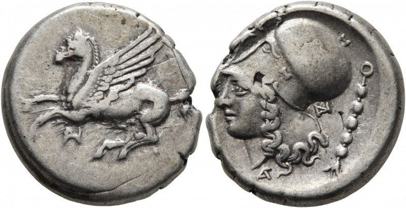 AKARNANIA. Anaktorion. Circa 320-280 BC. Stater (Silver, 20 mm, 8.50 g, 12 h). P...