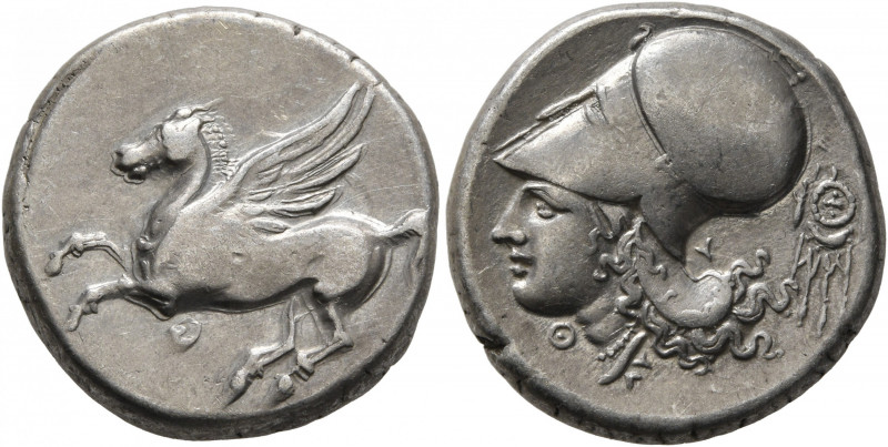 AKARNANIA. Thyrrheion. Circa 320-280 BC. Stater (Silver, 20 mm, 8.54 g, 6 h). Pe...