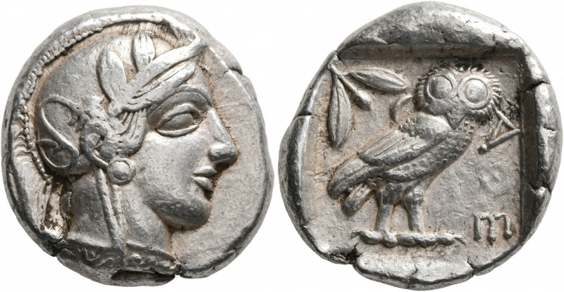 ATTICA. Athens. Circa 430s-420s BC. Tetradrachm (Silver, 26 mm, 17.13 g, 11 h). ...