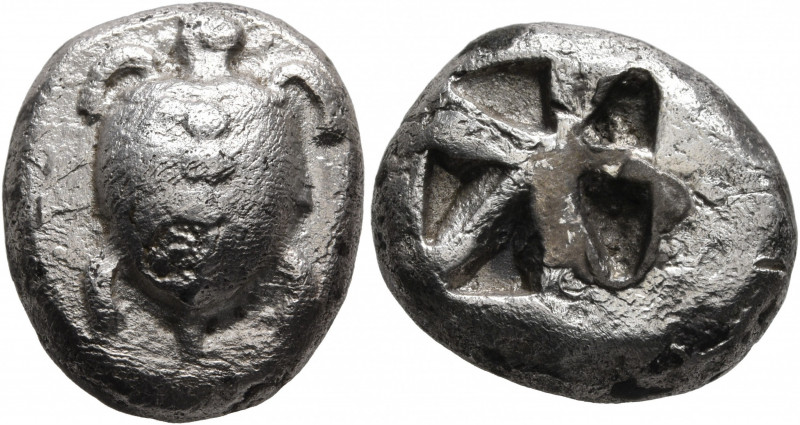 ISLANDS OFF ATTICA, Aegina. Circa 500/490-480 BC. Stater (Silver, 19 mm, 9.73 g)...