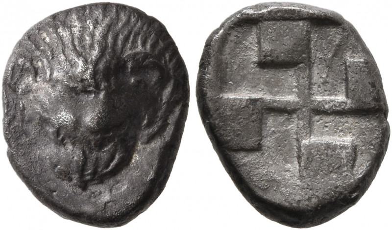 CIMMERIAN BOSPOROS. Pantikapaion. Circa 470-460 BC. Diobol (Silver, 12 mm, 1.89 ...