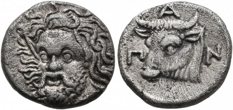 CIMMERIAN BOSPOROS. Pantikapaion. Circa 340-325 BC. Drachm (Silver, 15 mm, 3.41 ...