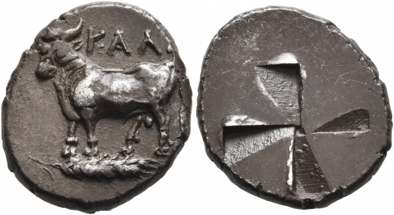 BITHYNIA. Kalchedon. Circa 340-320 BC. Siglos (Silver, 19 mm, 5.29 g), Persic st...