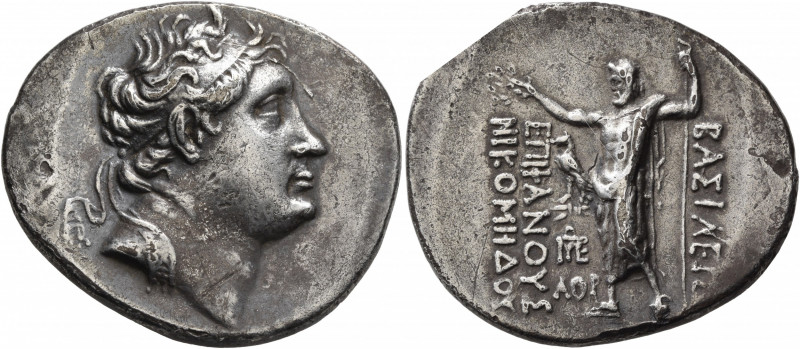 KINGS OF BITHYNIA. Nikomedes III Euergetes, 127-94 BC. Tetradrachm (Silver, 35 m...