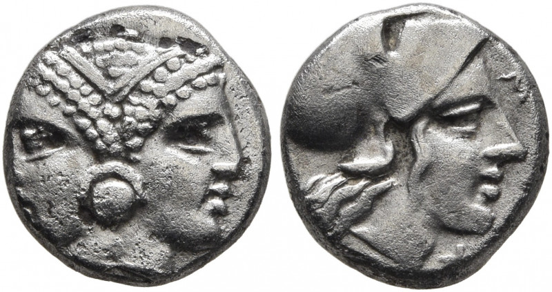 MYSIA. Lampsakos. 4th-3rd centuries BC. Diobol (Silver, 10 mm, 1.06 g, 7 h). Jan...