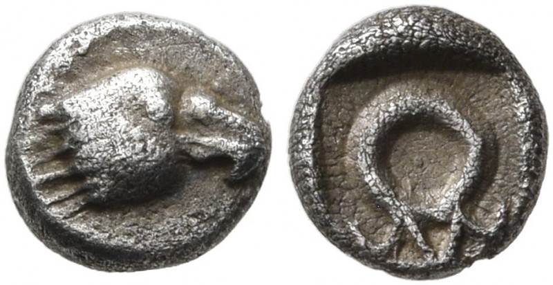 IONIA. Magnesia ad Maeandrum (?). Circa 500-464 BC. Tetartemorion (Silver, 5 mm,...