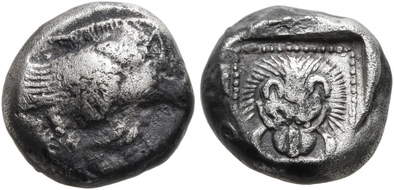 ISLANDS OFF IONIA, Samos. Circa 510-500 BC. Drachm (Silver, 12 mm, 3.00 g, 6 h),...