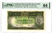 Reserve Bank of Australia. ND (1961-1965). Issued Banknote