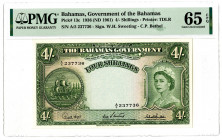 Government of the Bahamas, 1936 (ND 1961) Issued Banknote